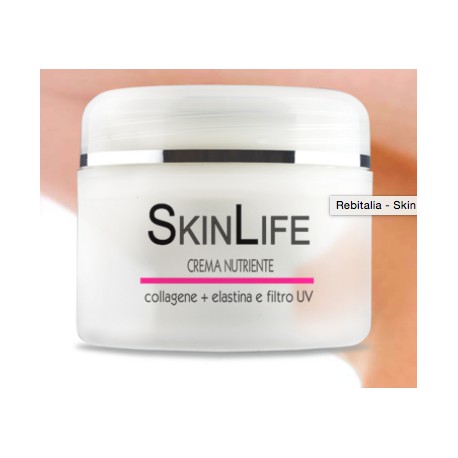 Rebitalia Skin Life nourish with collagen day cream - odżywczo-naprawczy krem z kolagenem , elastyną i filtrami UV