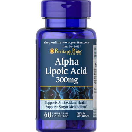 Kwas Alfa Liponowy 300 mg / 60 kaps