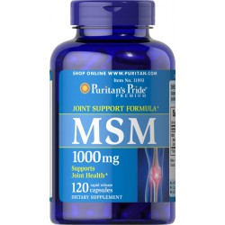 MSM Siarka Organiczna 1000 mg / 120 kaps